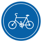自転車道のイメージ