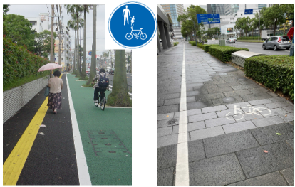 一般的な歩道のイメージ